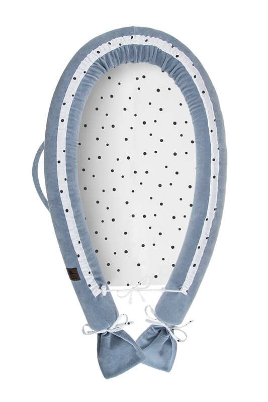 Baby Nest Velvet Premium - Royal Baby Denim Sleepee