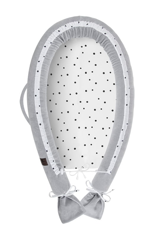 Baby Nest Velvet Premium - Royal Baby Gri Sleepee