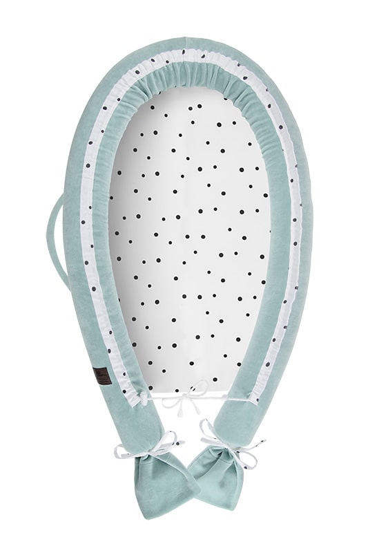 Baby Nest Velvet Premium - Royal Baby Ocean Mint Sleepee