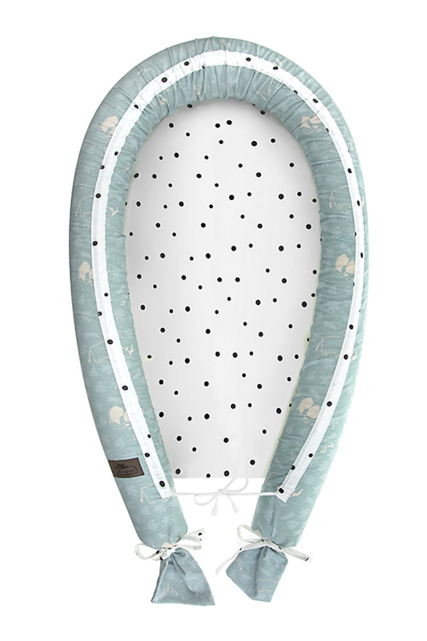 Baby Nest 2 fete Bumbac  - Safari Sleepee