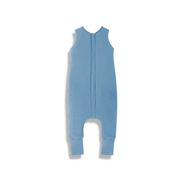 Sac Bumbac dormit cu picioare 1.5 TOG -  Light 1-2 ani Petrol Sleepee